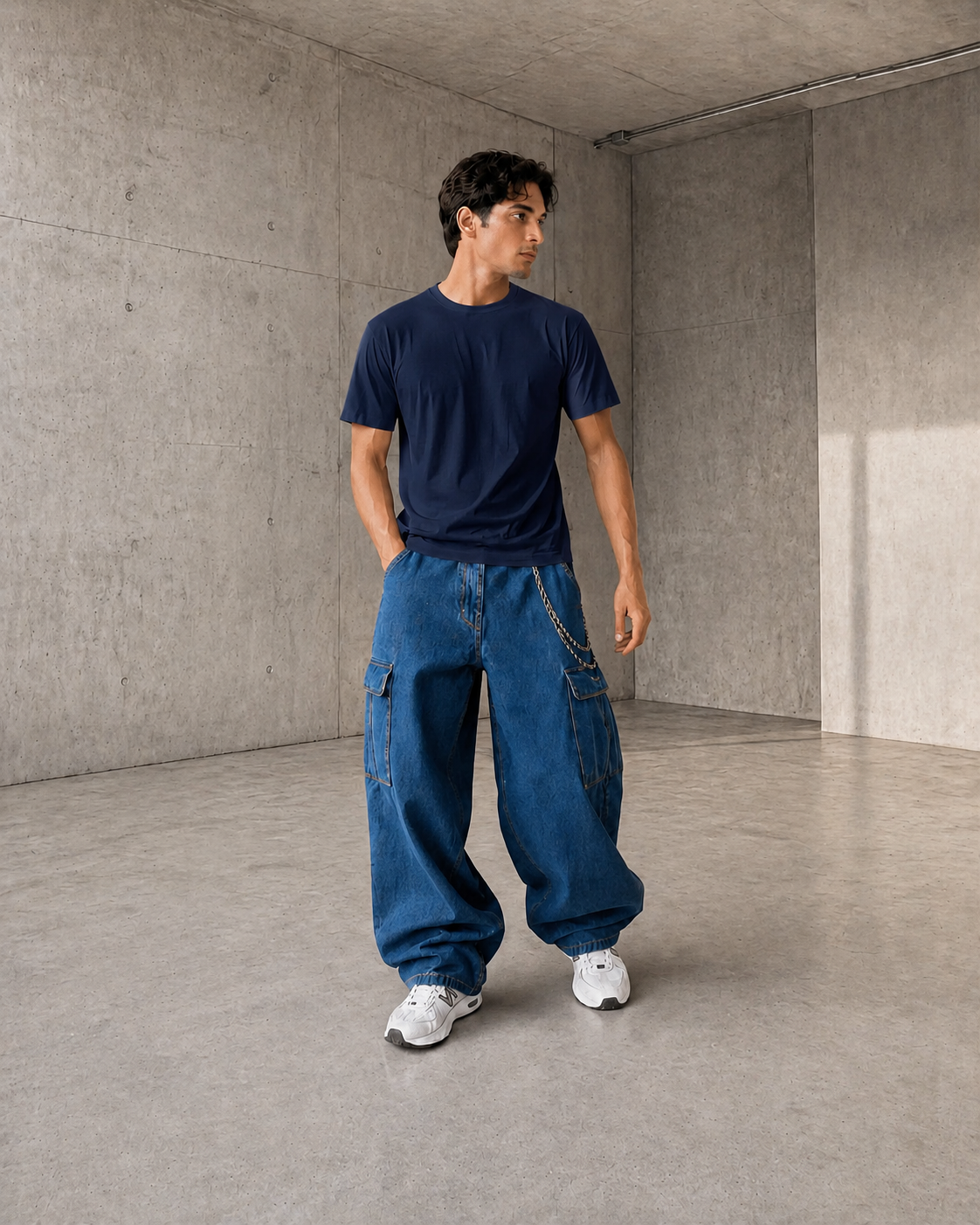 Lacivert 30/2 Oversize Atlet — görsel 1