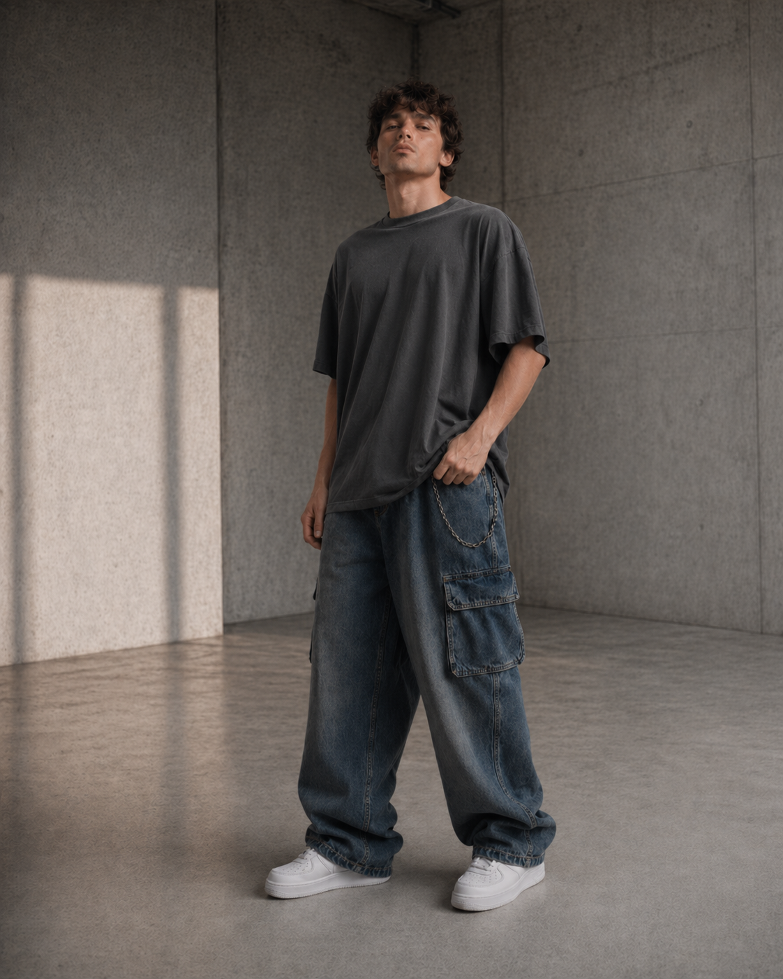 Füme Oversize T-shirt — görsel 1