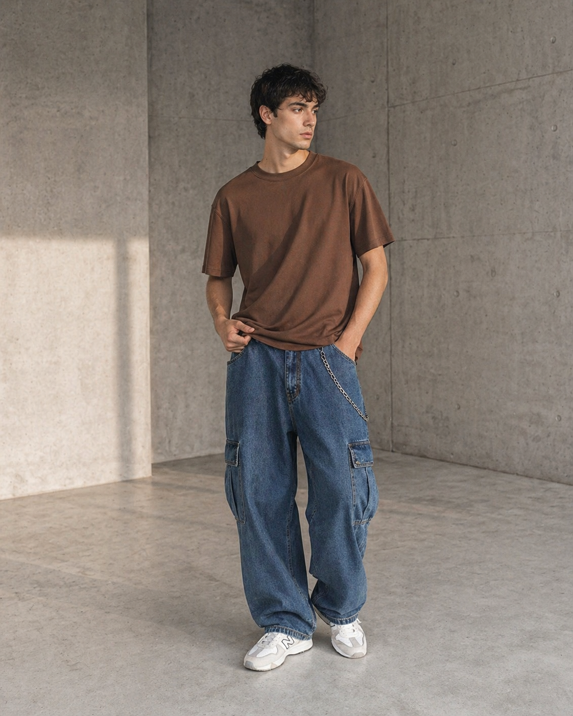 Kahve Regular Fit T-shirt — görsel 1